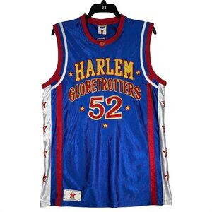 VTG Harlem Globetrotters Jersey *Big Easy #52* *Mens M* Blue Stars